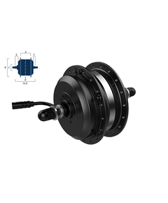 Motinova Motor 36V 250W 37NM Rear Hub Zwart  