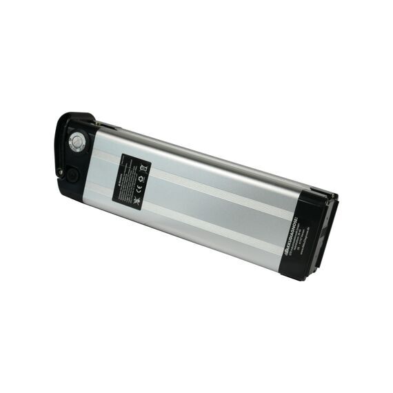 Compatible Fietsaccu 36/37V 14.5Ah SilverFish (Zilver), Capaciteit: 12 Ah, Kleur: Zilver  