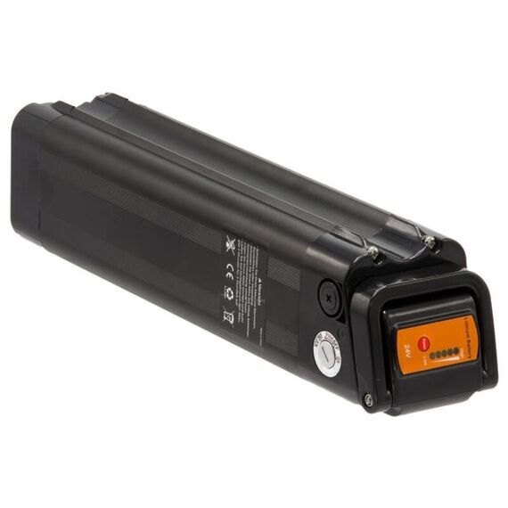 Maratron XH259-10J Fietsaccu 24/25,9V 12Ah SilverFish Zwart, Capaciteit: 12 Ah, Kleur: Zwart  