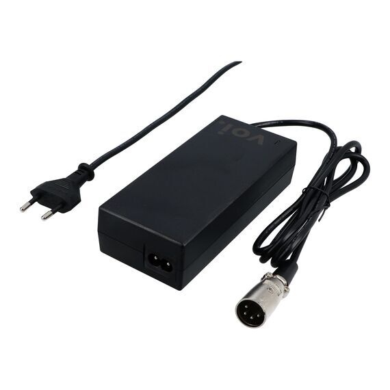 Acculader E-bike 42V 2A XLR 4-polig  