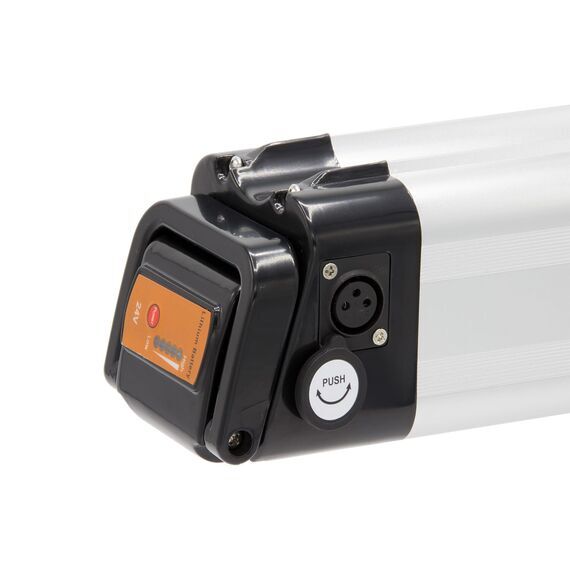 Maratron XH259-10J Fietsaccu 24/25,9V 12Ah SilverFish Zilver  , 3 image