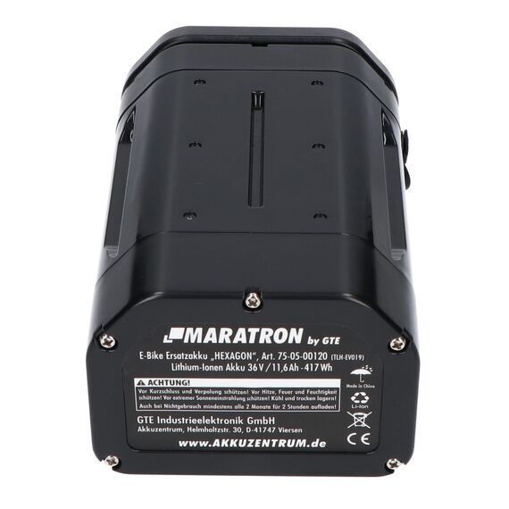 Compatible Ansmann Fietsaccu 36V 11.6Ah  , 5 image