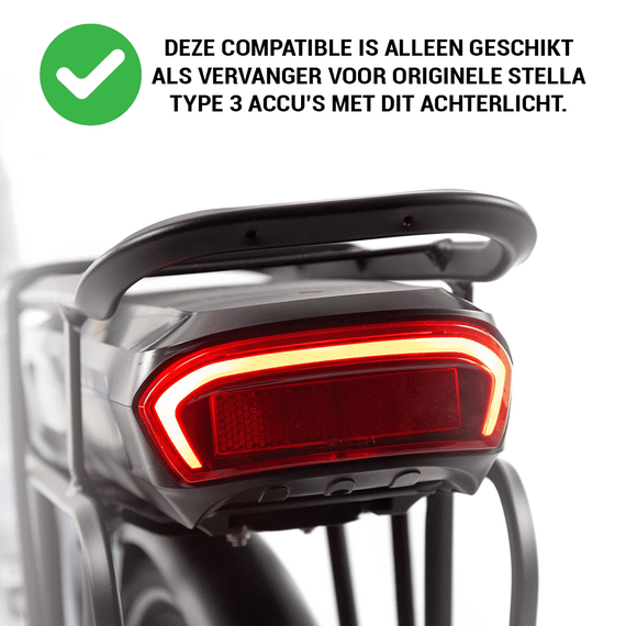 Compatible Fietsaccu Stella Type 3 36V 14.5 Ah  , 7 image