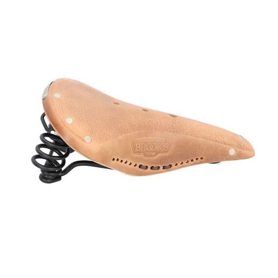 Brooks Flyer Softened Dark Tan Zadel  